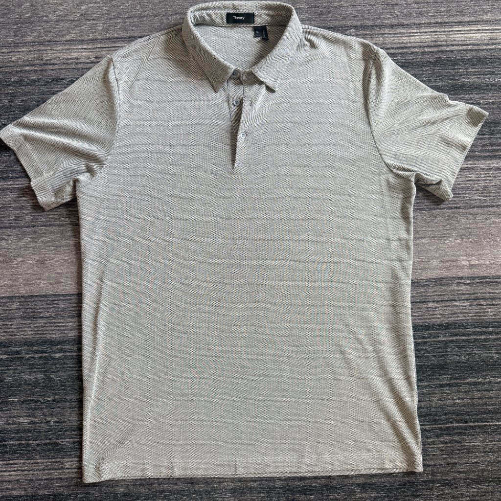 Theory Bron Polo, Xl, Gray